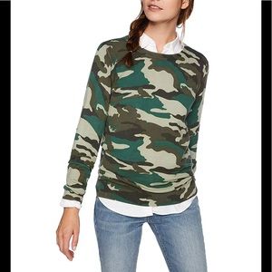 J Crew Merino wool camo sweater